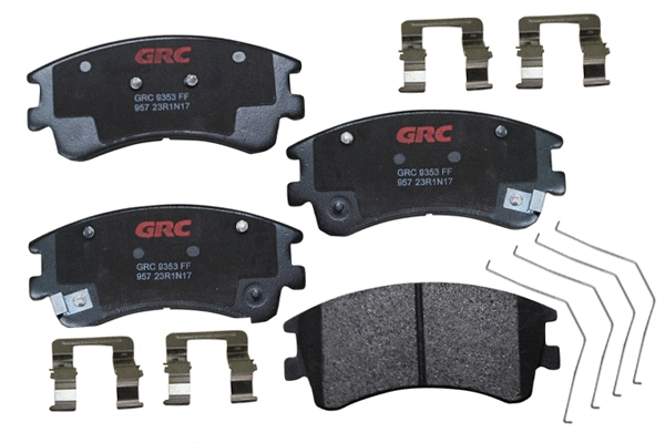 Brake Pad Set, disc brake (GMD957)