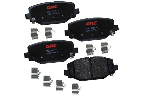 Brake Pad Set, disc brake (GCD1596)