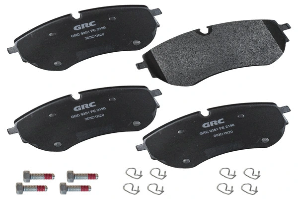 Brake Pad Set, disc brake (GMD2196)