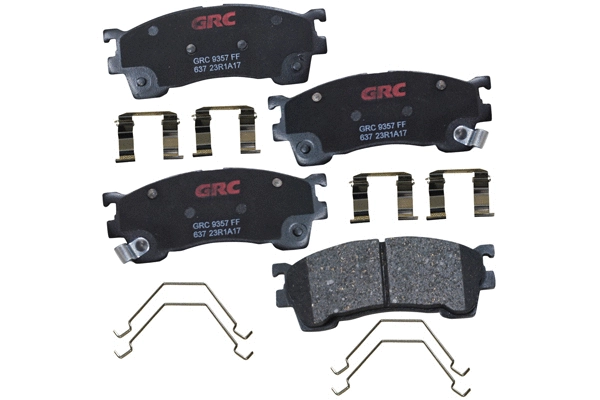 Brake Pad Set, disc brake (GCD637)