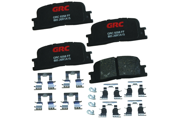 Brake Pad Set, disc brake (GCD885)