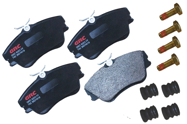 Brake Pad Set, disc brake (GMD742)