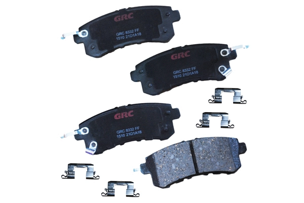 Brake Pad Set, disc brake (GCD1510)