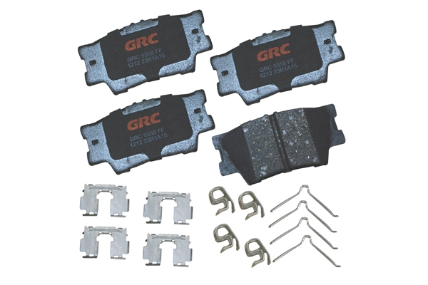 Brake Pad Set, disc brake (GCD1212)
