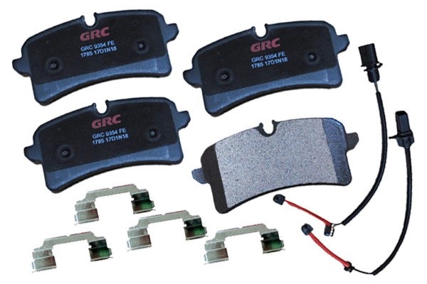 Brake Pad Set, disc brake (GMD1785)