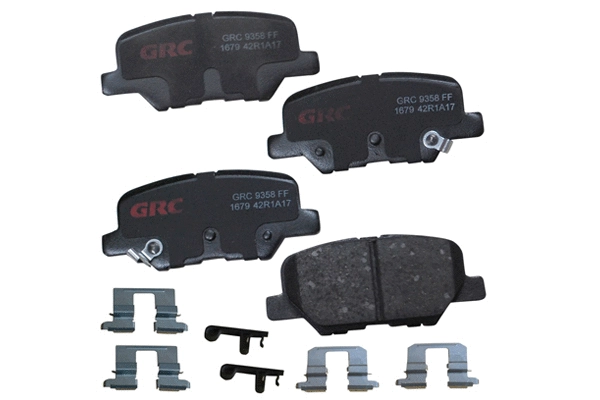 Brake Pad Set, disc brake (GCD1679)