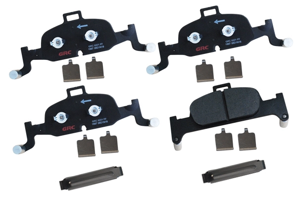Brake Pad Set, disc brake (GCD1897)