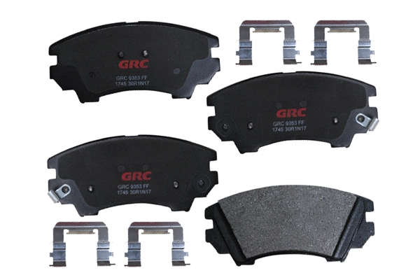 Brake Pad Set, disc brake (GMD1745)