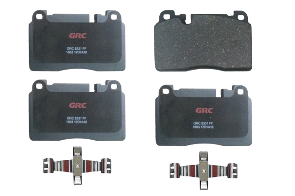 Brake Pad Set, disc brake (GCD1663)