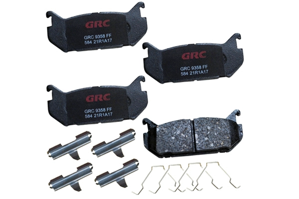 Brake Pad Set, disc brake (GCD584)
