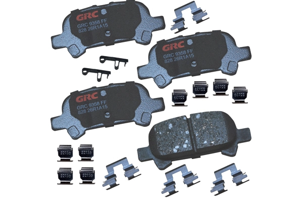 Brake Pad Set, disc brake (GCD828)