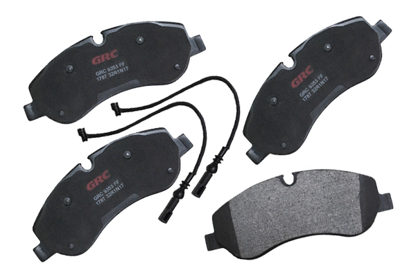 Brake Pad Set, disc brake (GMD1787)