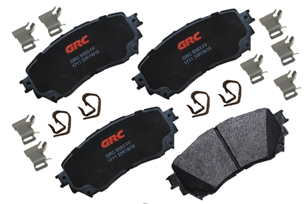Brake Pad Set, disc brake (GMD1711)