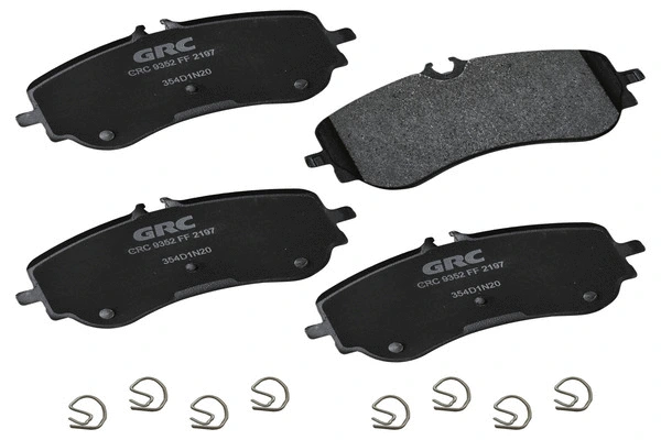 Brake Pad Set, disc brake (GMD2197)