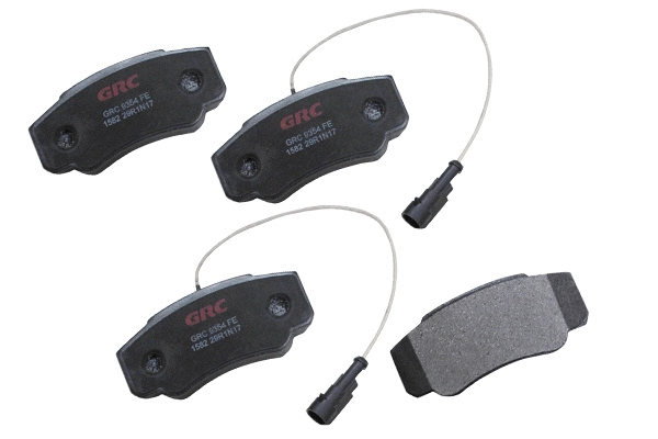 Brake Pad Set, disc brake (GMD1582)