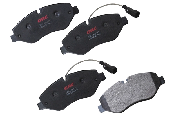Brake Pad Set, disc brake (GMD1581)