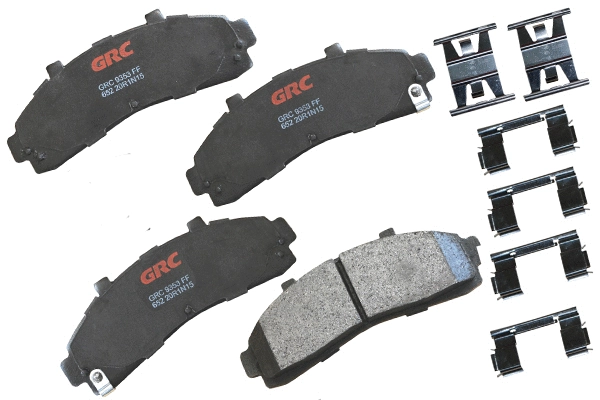 Brake Pad Set, disc brake (GMD652)
