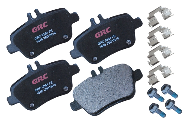 Brake Pad Set, disc brake (GMD1646)
