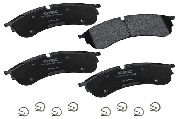Brake Pad Set, disc brake (GMD2248)