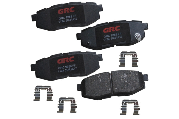 Brake Pad Set, disc brake (GCD1124)