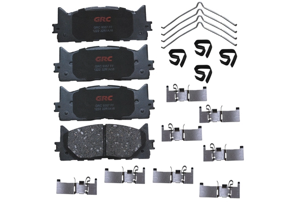 Brake Pad Set, disc brake (GCD1222)