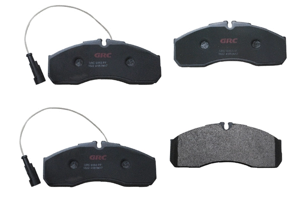 Brake Pad Set, disc brake (GMD1622)