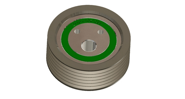 Tensioner Pulley, V-ribbed belt (C870)