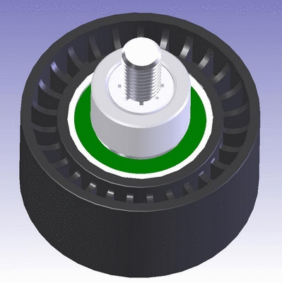 Deflection/Guide Pulley, timing belt (C820)