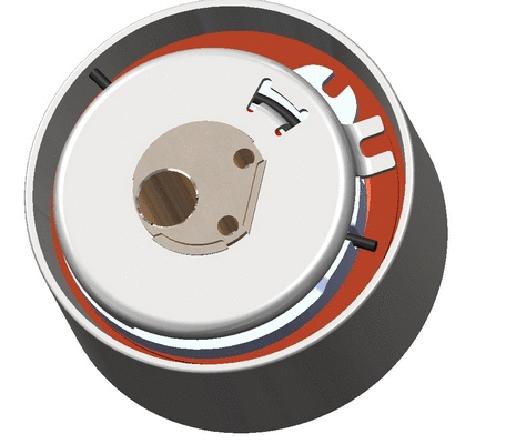 Tensioner Pulley, timing belt (C856)
