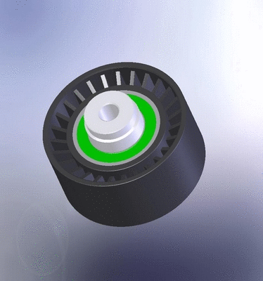 Deflection/Guide Pulley, timing belt (C842)