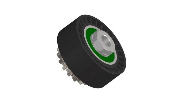 Tensioner Pulley, V-ribbed belt (C862)