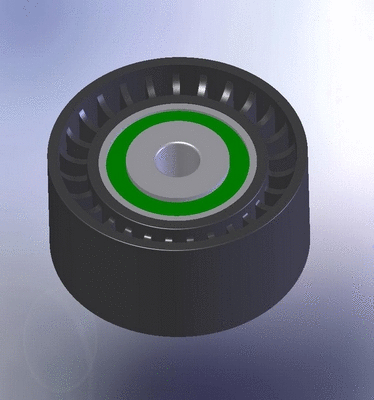 Deflection/Guide Pulley, V-ribbed belt (C837)