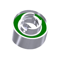 Tensioner Pulley, timing belt (C828)