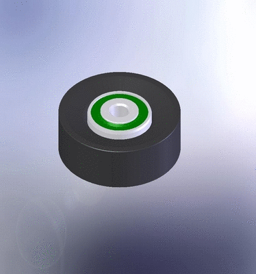 Deflection/Guide Pulley, V-ribbed belt (C833)