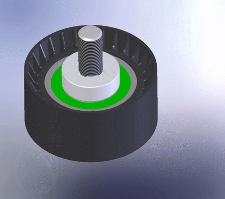 Deflection/Guide Pulley, timing belt (C834)