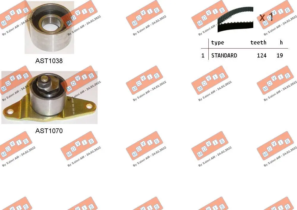 Timing Belt Kit (ASTK0969)