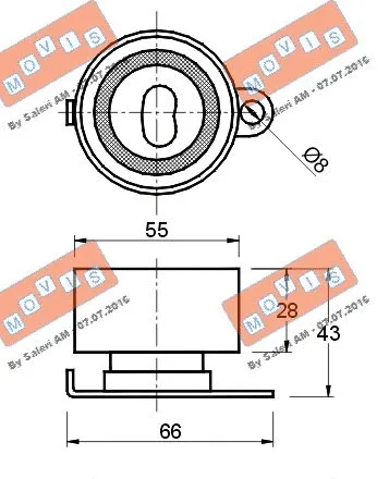 Tensioner Pulley, timing belt