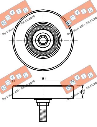 Belt Tensioner, V-ribbed belt