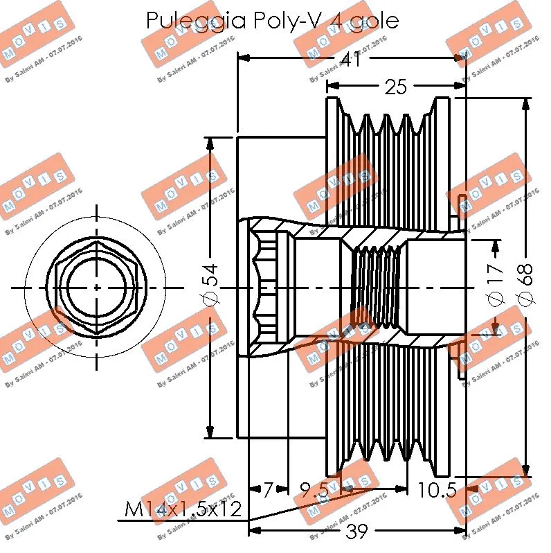 Alternator Freewheel Clutch
