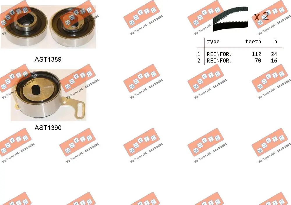 Timing Belt Kit (ASTK1206)