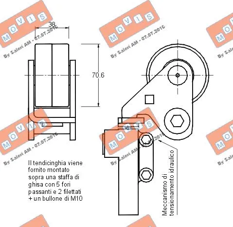 Tensioner Pulley, timing belt