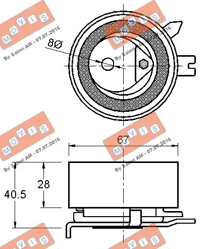 Tensioner Pulley, timing belt