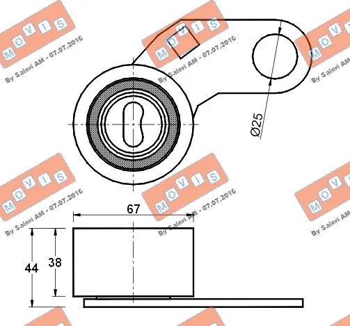 Tensioner Pulley, timing belt