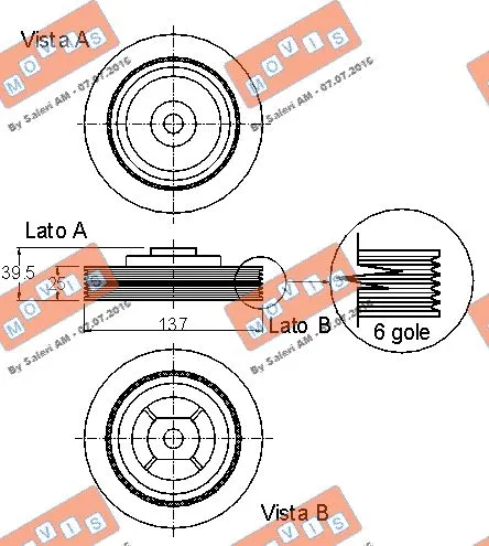 Belt Pulley, crankshaft
