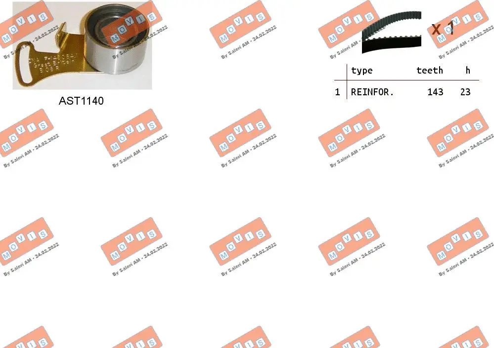 Timing Belt Kit (ASTK0950)