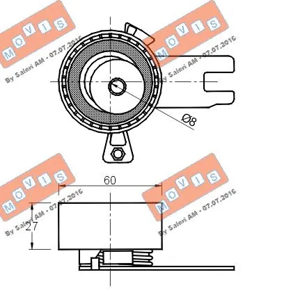 Tensioner Pulley, timing belt