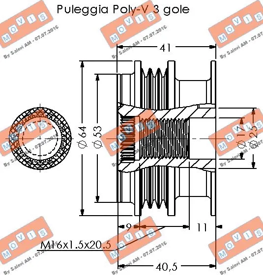 Alternator Freewheel Clutch