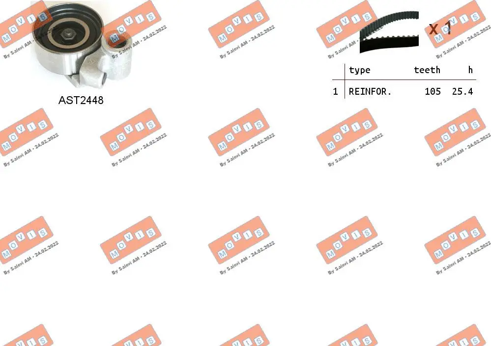 Timing Belt Kit (ASTK1198)