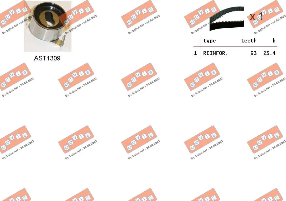 Timing Belt Kit (ASTK1144)