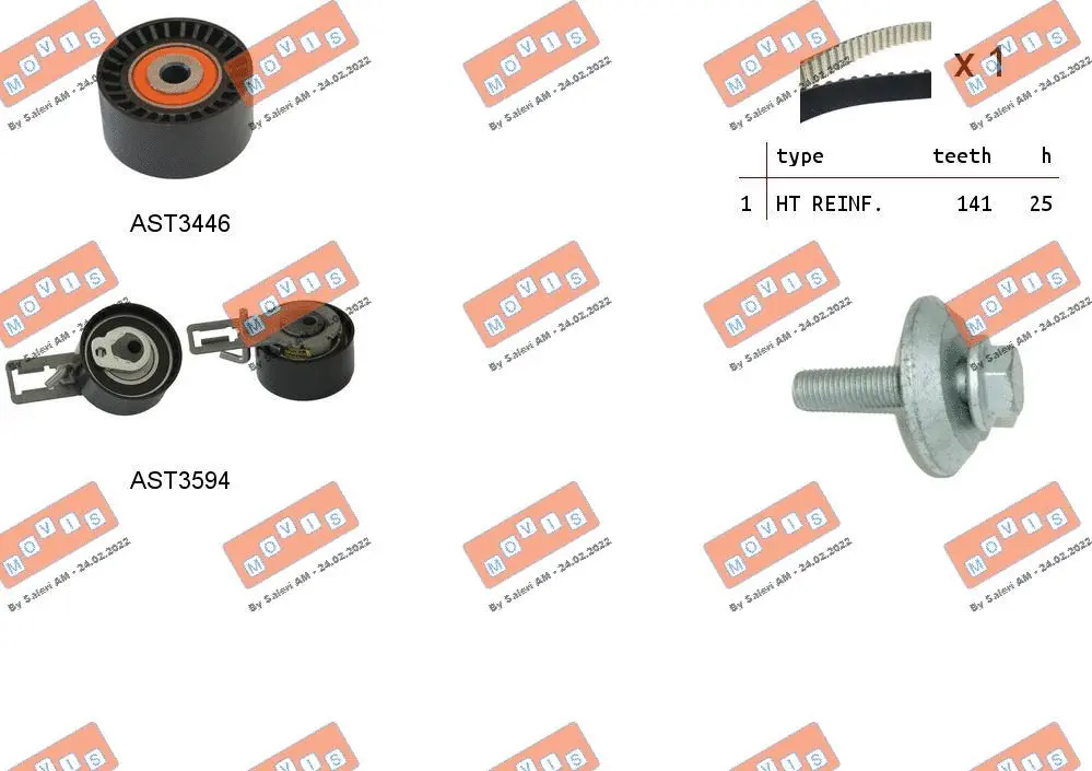 Timing Belt Kit (ASTK1159)